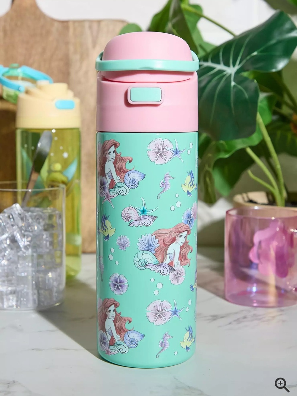 NWT Disney The Little Mermaid Ariel Allover
Print Water Bottle